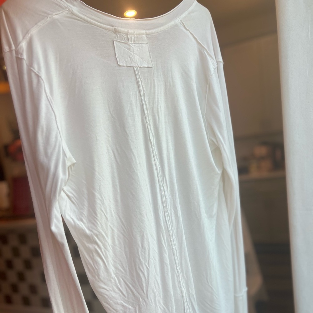 Free People Ivory Long Sleeve Tee - Picture 14 of 14